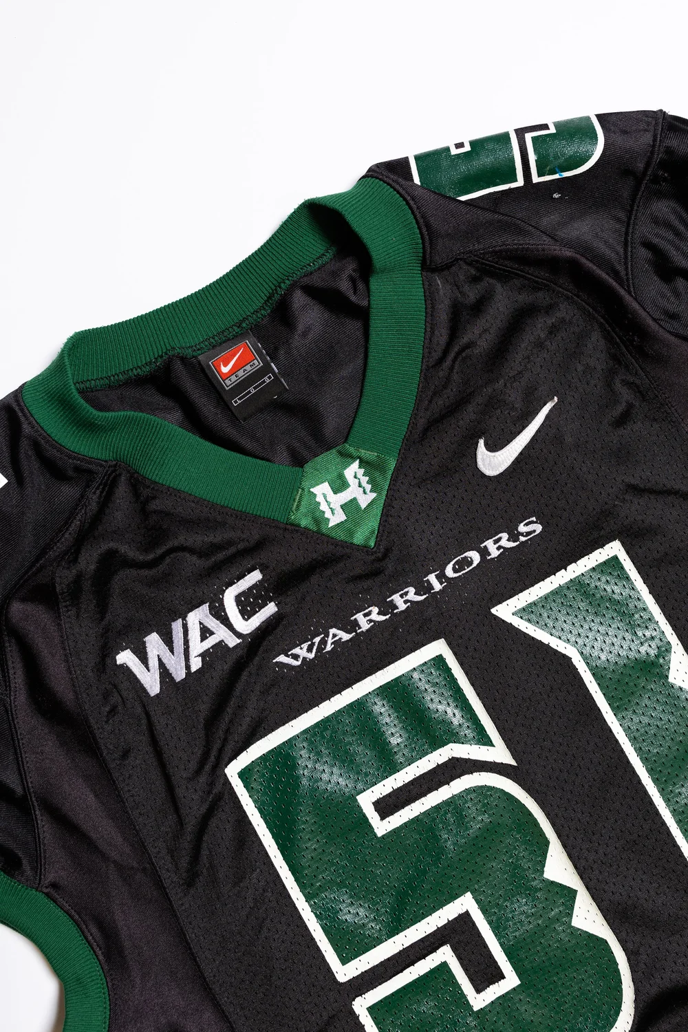 University of Hawaii Football NCAA Nike Game Jersey Size Large